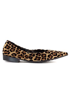 Leopard print calf hair ballerina shoes MARA BINI | V427CUOIO